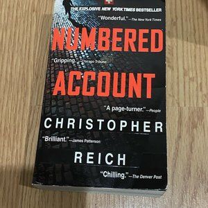 Numbered Account By Christopher Reich Paperback Novel